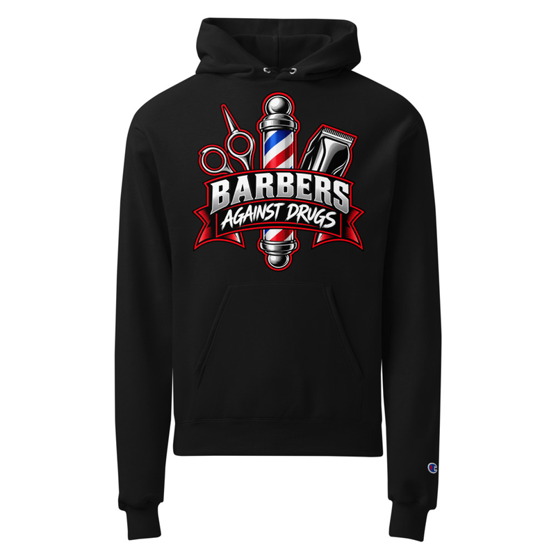 Barbers Against Drugs Champion hoodie